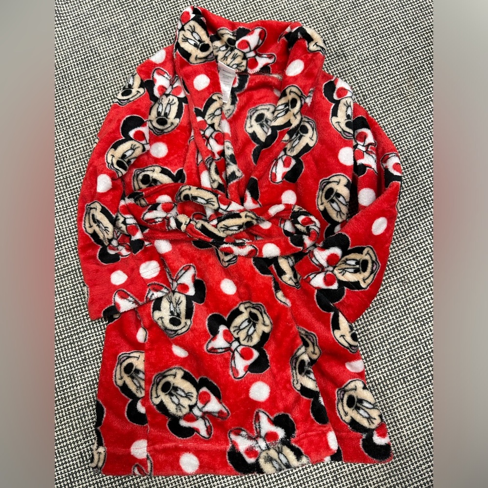 Disney Minnie Mouse Robe 4T-5T